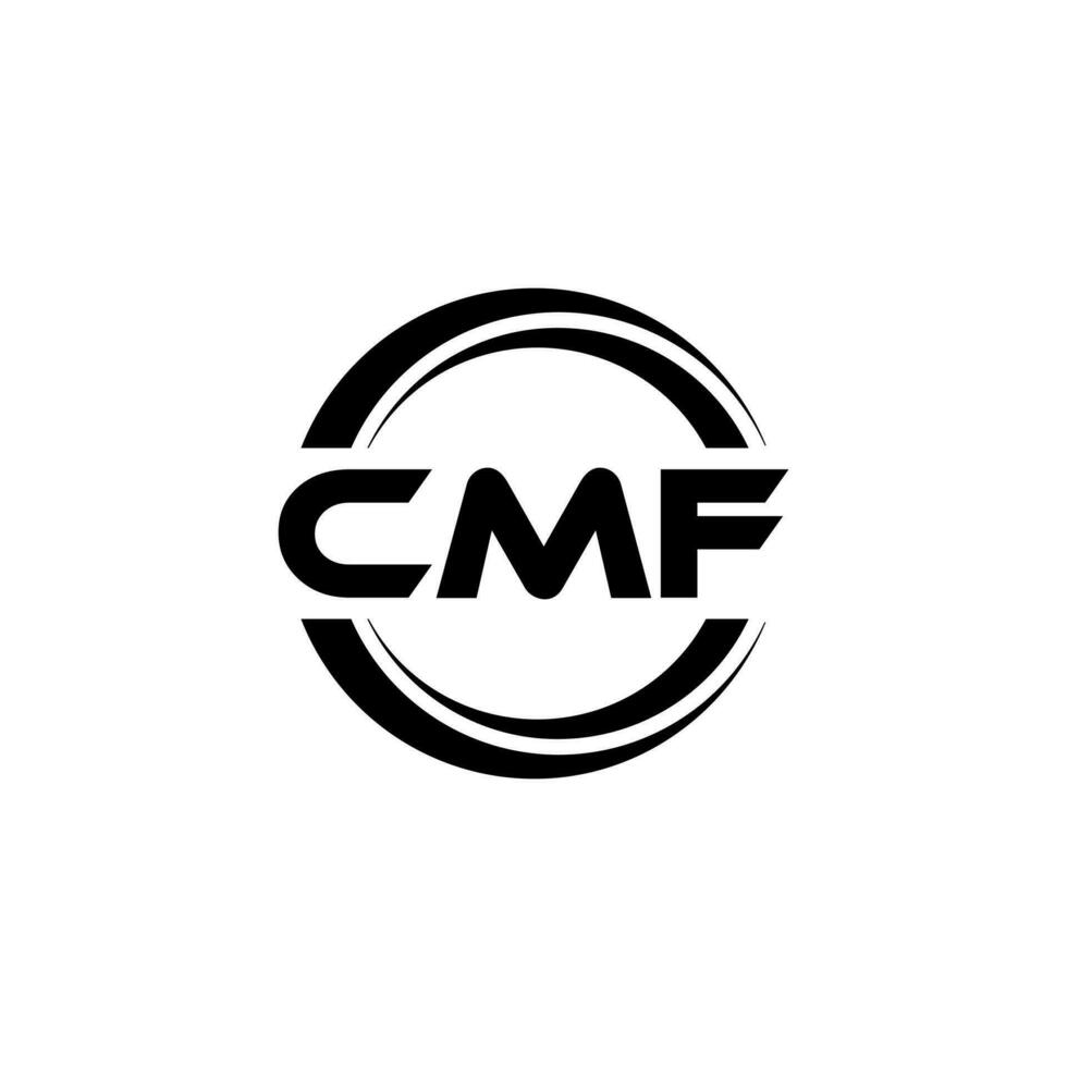 CMF Logo Design, Inspiration for a Unique Identity. Modern Elegance and Creative Design. Watermark Your Success with the Striking this Logo. vector