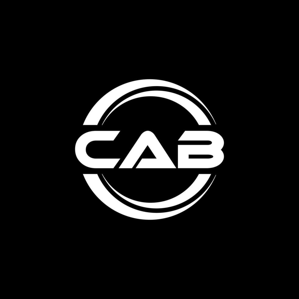 CAB Logo Design, Inspiration for a Unique Identity. Modern Elegance and Creative Design. Watermark Your Success with the Striking this Logo. vector