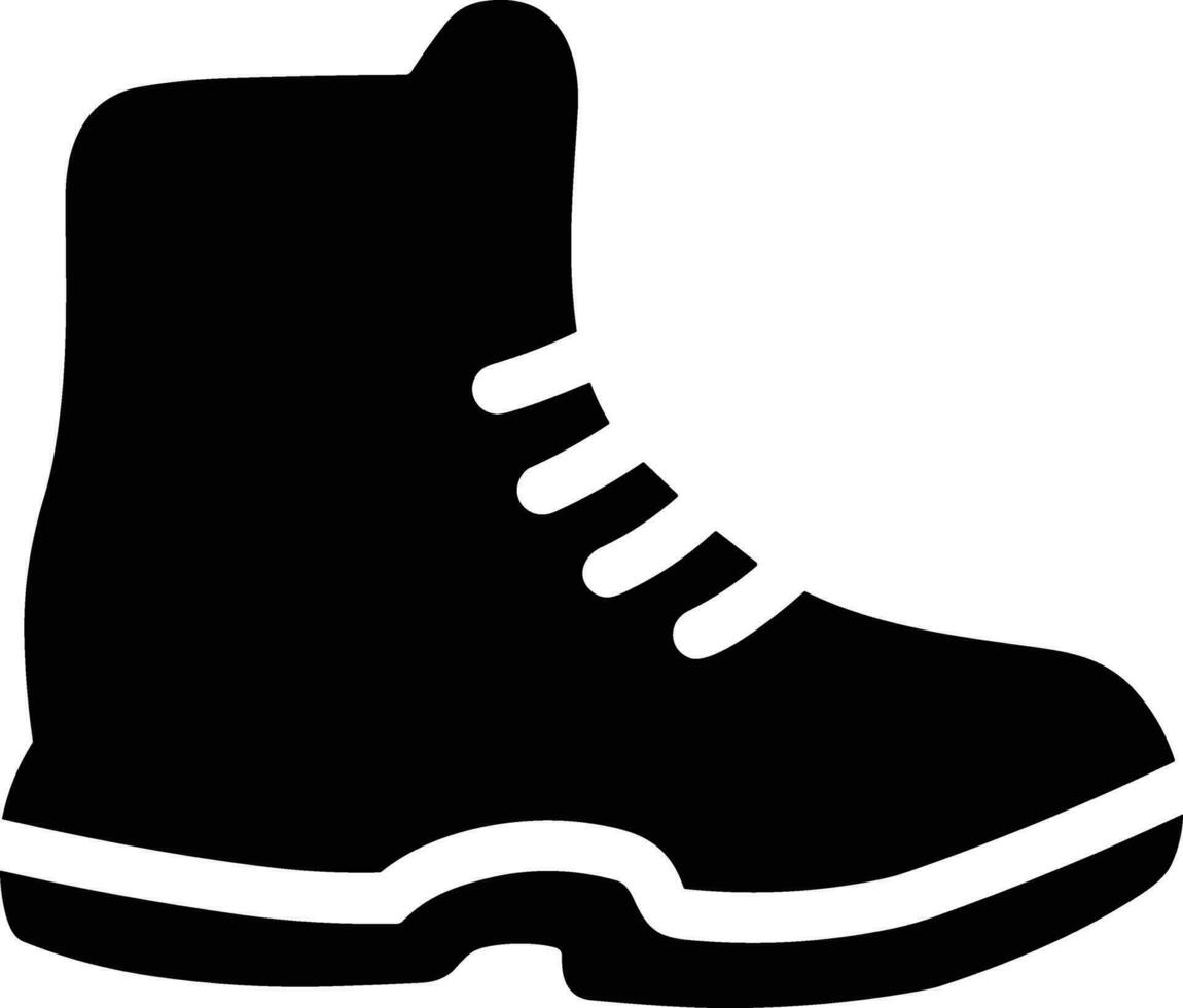 Boots symbol icon vector image. Illustration of the boot footwear shoe design image. EPS 10