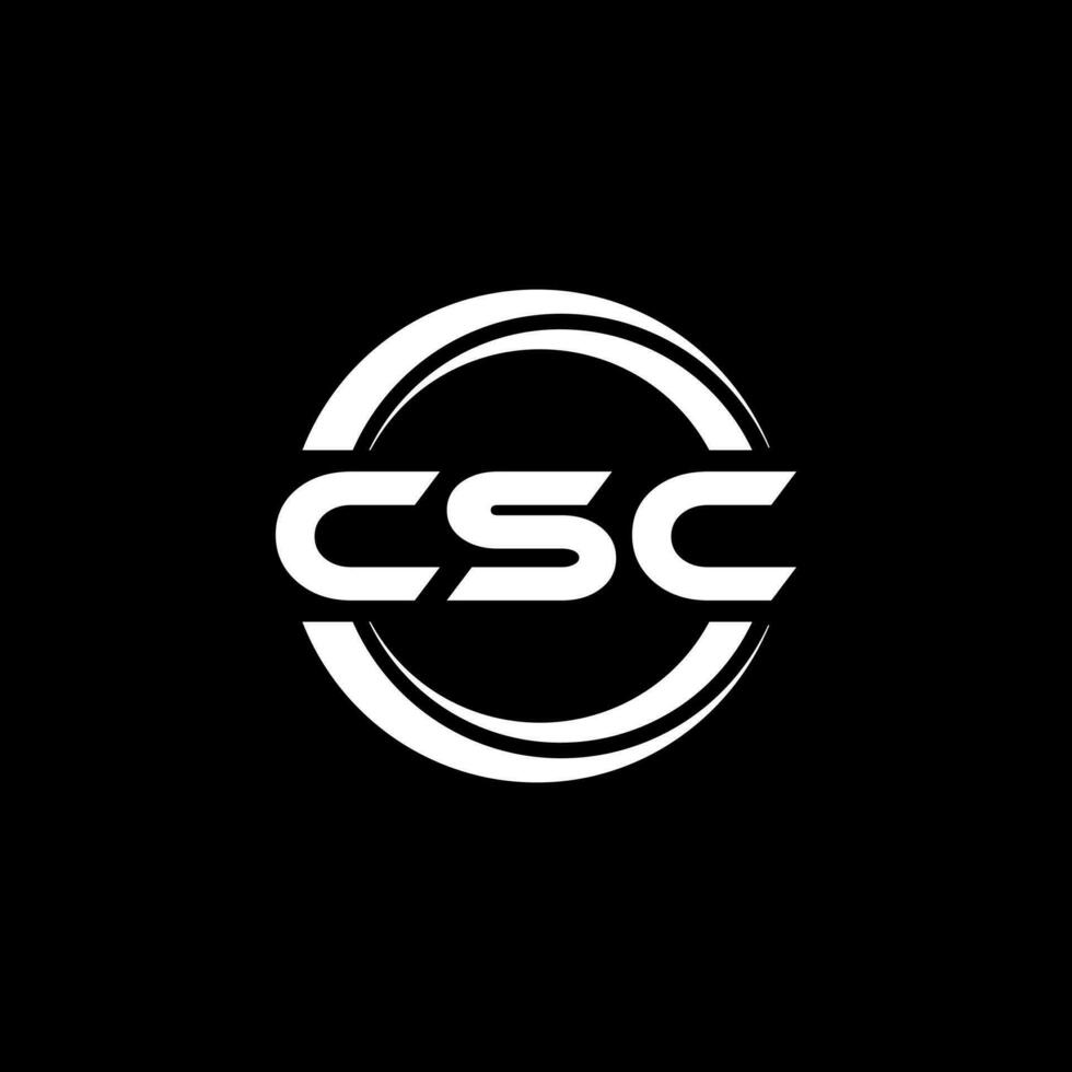 CSC Logo Design, Inspiration for a Unique Identity. Modern Elegance and Creative Design. Watermark Your Success with the Striking this Logo. vector