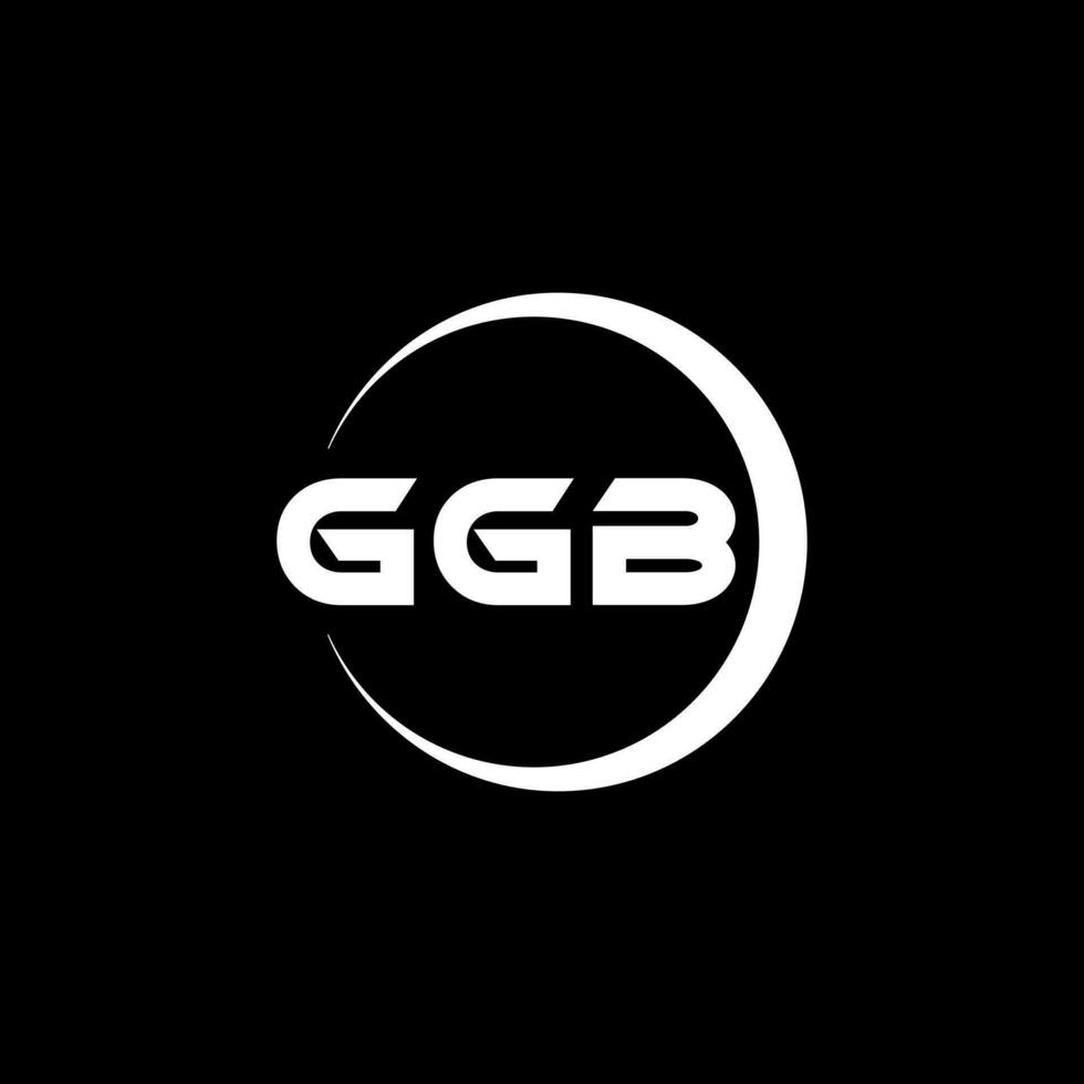 ggb logo diseño, inspiración para un único identidad. moderno elegancia y creativo diseño. filigrana tu éxito con el sorprendentes esta logo. vector