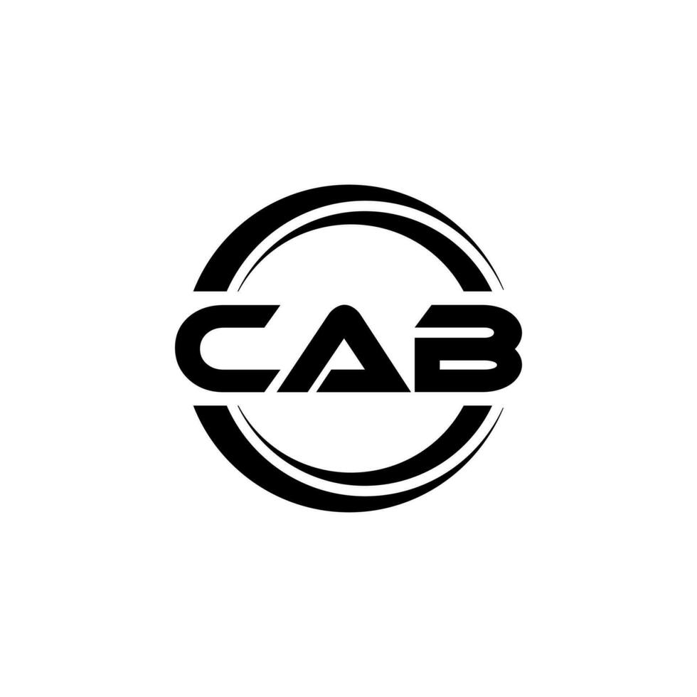 CAB Logo Design, Inspiration for a Unique Identity. Modern Elegance and Creative Design. Watermark Your Success with the Striking this Logo. vector