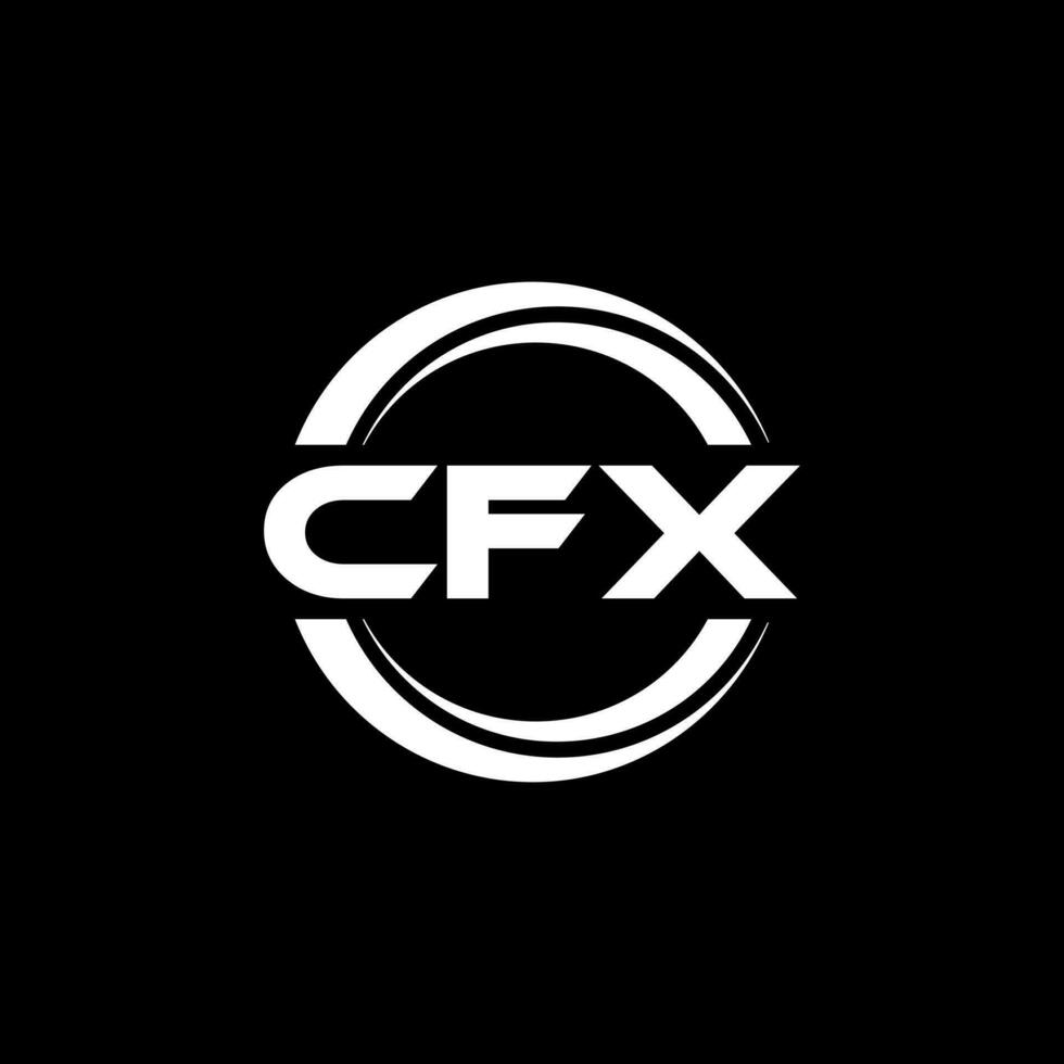 CFX Logo Design, Inspiration for a Unique Identity. Modern Elegance and Creative Design. Watermark Your Success with the Striking this Logo. vector