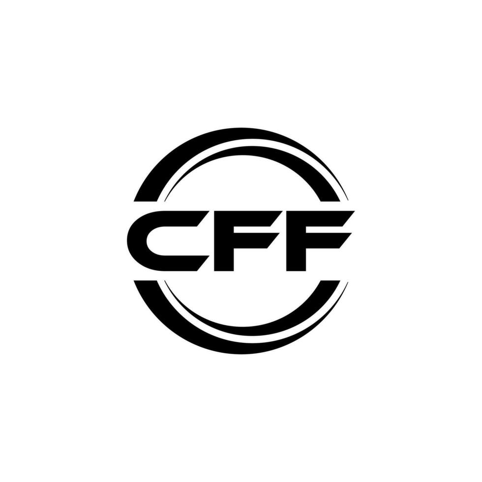 cff logo diseño, inspiración para un único identidad. moderno elegancia y creativo diseño. filigrana tu éxito con el sorprendentes esta logo. vector