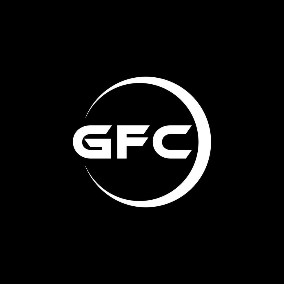 gfc logo diseño, inspiración para un único identidad. moderno elegancia y creativo diseño. filigrana tu éxito con el sorprendentes esta logo. vector