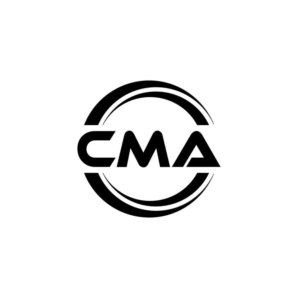 CMA Logo Design, Inspiration for a Unique Identity. Modern Elegance and Creative Design. Watermark Your Success with the Striking this Logo. vector