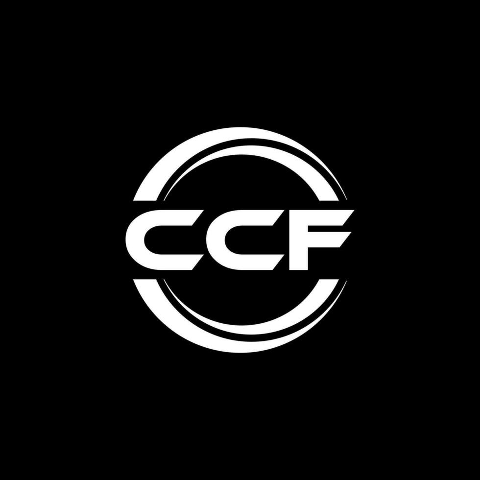 CCF logo diseño, inspiración para un único identidad. moderno elegancia y creativo diseño. filigrana tu éxito con el sorprendentes esta logo. vector