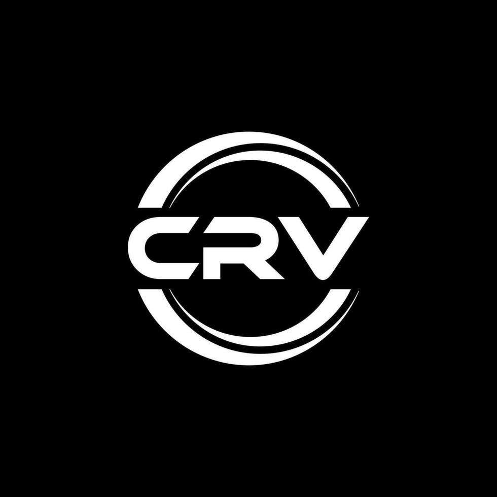 CRV logo diseño, inspiración para un único identidad. moderno elegancia y creativo diseño. filigrana tu éxito con el sorprendentes esta logo. vector