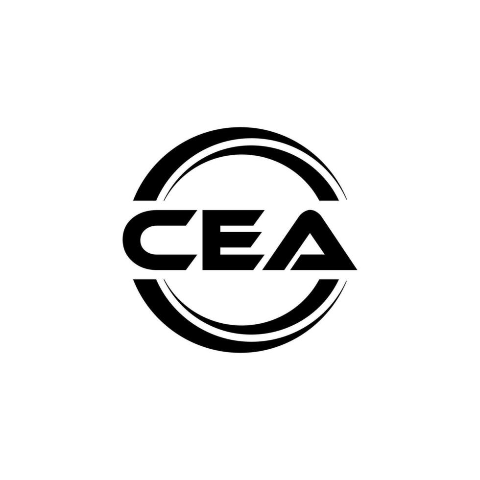 CEA Logo Design, Inspiration for a Unique Identity. Modern Elegance and Creative Design. Watermark Your Success with the Striking this Logo. vector
