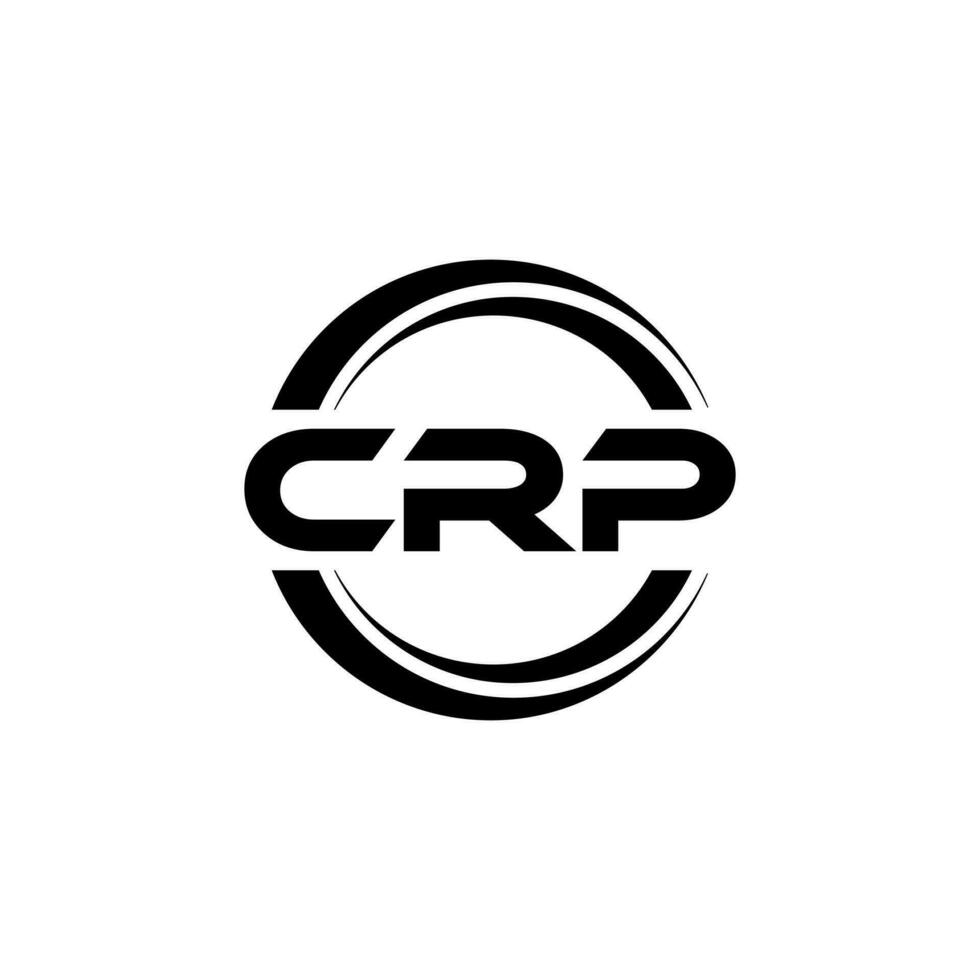 CRP Logo Design, Inspiration for a Unique Identity. Modern Elegance and Creative Design. Watermark Your Success with the Striking this Logo. vector