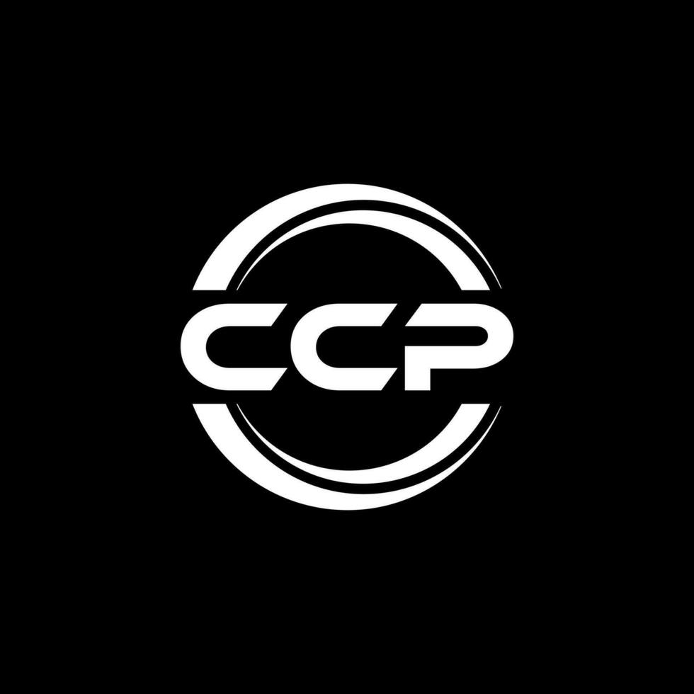 ccp logo diseño, inspiración para un único identidad. moderno elegancia y creativo diseño. filigrana tu éxito con el sorprendentes esta logo. vector