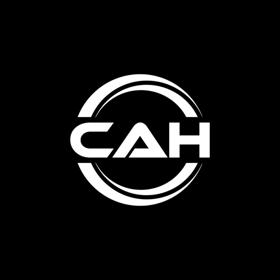 CAH Logo Design, Inspiration for a Unique Identity. Modern Elegance and Creative Design. Watermark Your Success with the Striking this Logo. vector