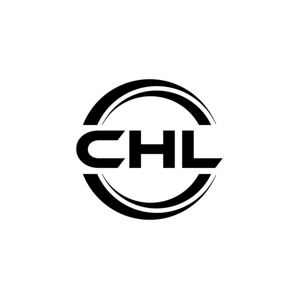 CHL Logo Design, Inspiration for a Unique Identity. Modern Elegance and Creative Design. Watermark Your Success with the Striking this Logo. vector