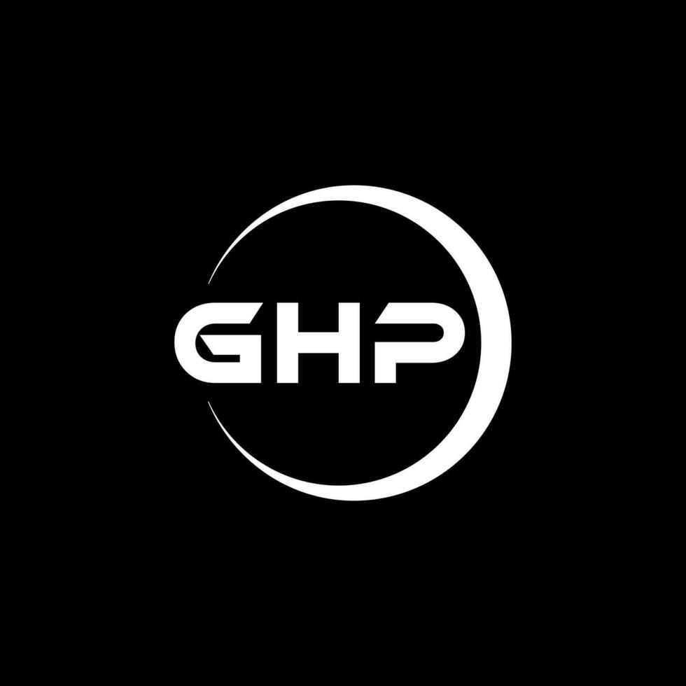 ghp logo diseño, inspiración para un único identidad. moderno elegancia y creativo diseño. filigrana tu éxito con el sorprendentes esta logo. vector