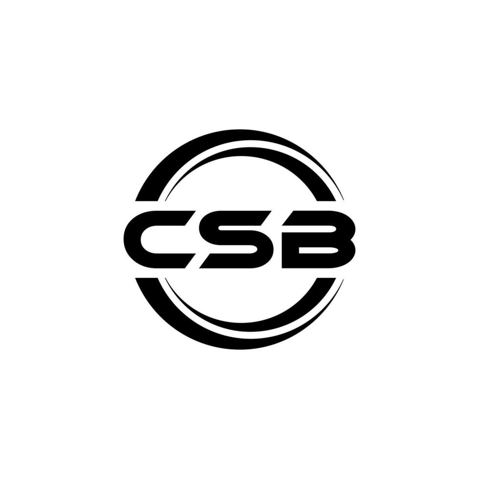 CSB Logo Design, Inspiration for a Unique Identity. Modern Elegance and Creative Design. Watermark Your Success with the Striking this Logo. vector