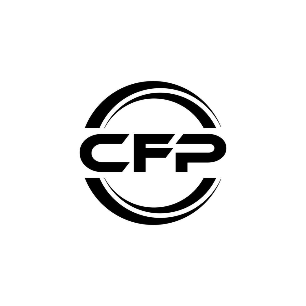 CFP Logo Design, Inspiration for a Unique Identity. Modern Elegance and Creative Design. Watermark Your Success with the Striking this Logo. vector