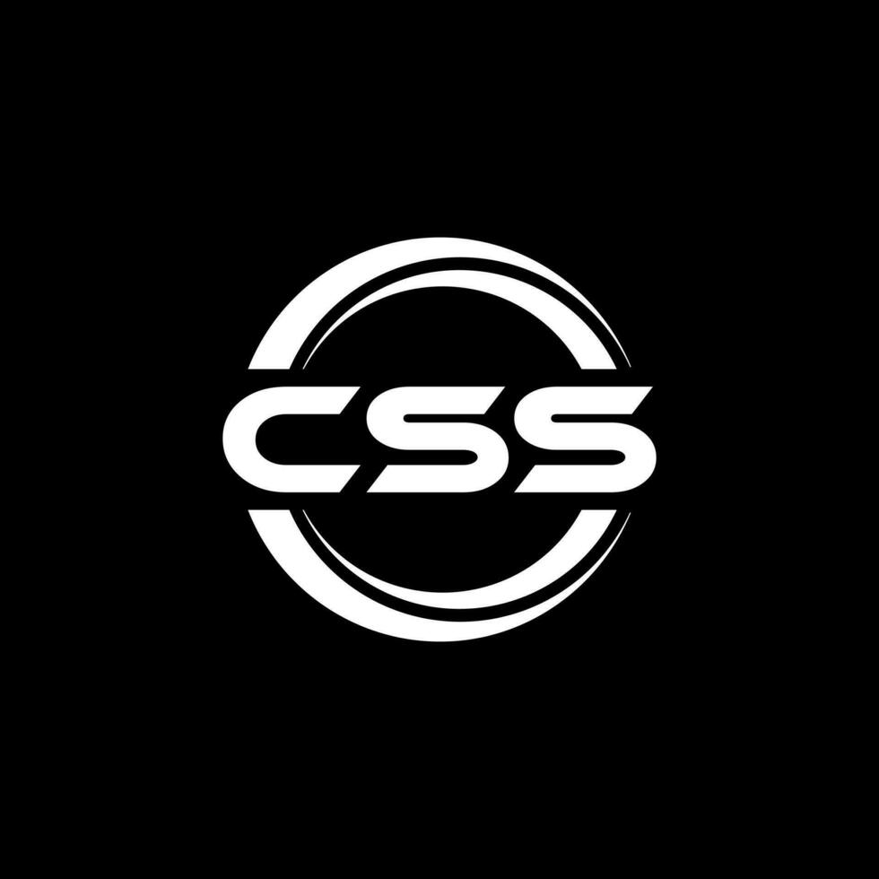 CSS Logo Design, Inspiration for a Unique Identity. Modern Elegance and Creative Design. Watermark Your Success with the Striking this Logo. vector