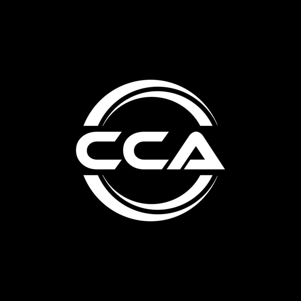 CCA logo diseño, inspiración para un único identidad. moderno elegancia y creativo diseño. filigrana tu éxito con el sorprendentes esta logo. vector