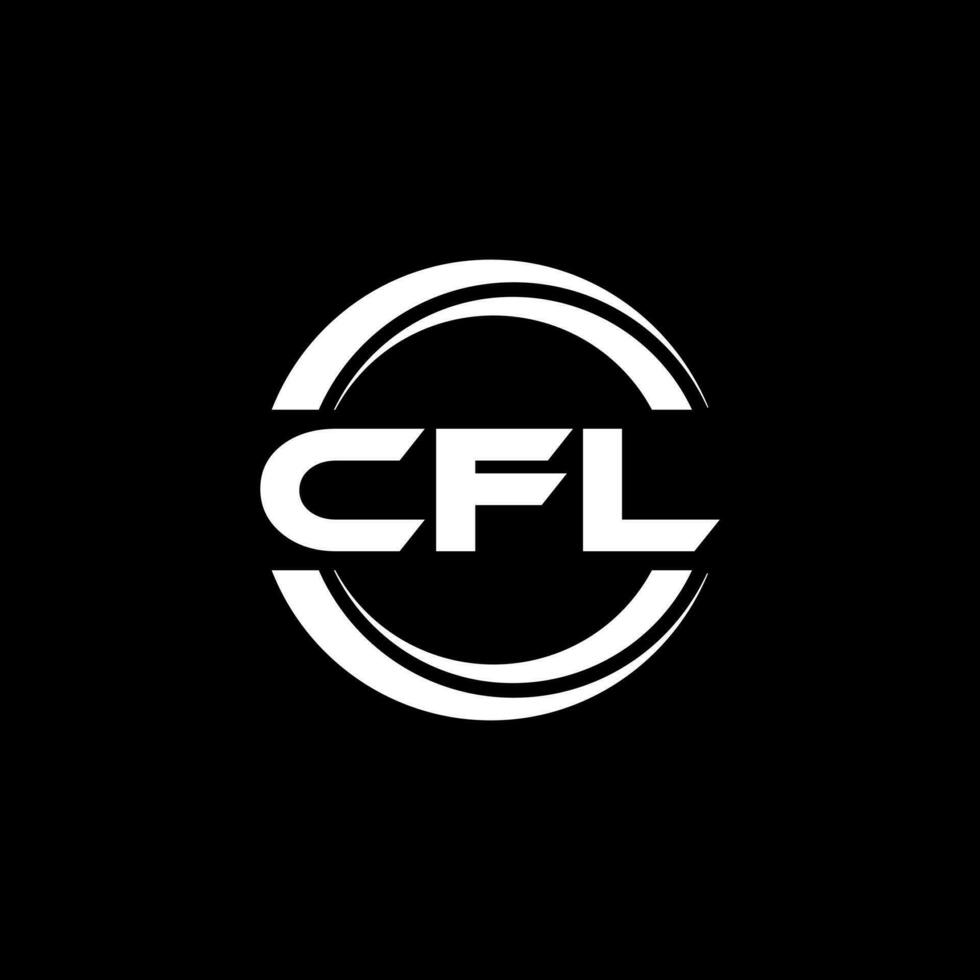 cfl logo diseño, inspiración para un único identidad. moderno elegancia y creativo diseño. filigrana tu éxito con el sorprendentes esta logo. vector