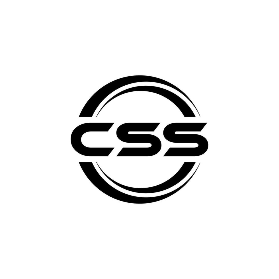 css logo diseño, inspiración para un único identidad. moderno elegancia y creativo diseño. filigrana tu éxito con el sorprendentes esta logo. vector