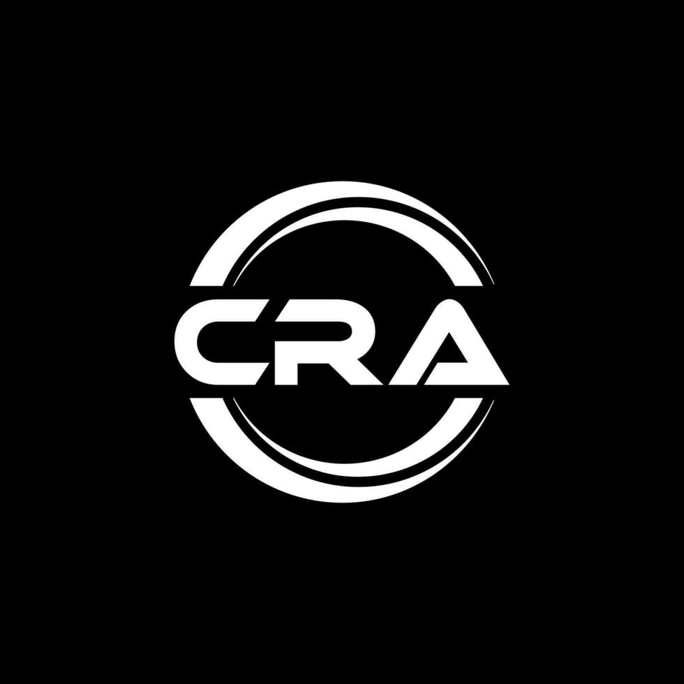 CRA Logo Design, Inspiration for a Unique Identity. Modern Elegance and Creative Design. Watermark Your Success with the Striking this Logo. vector