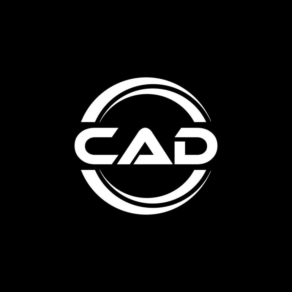 CAD Logo Design, Inspiration for a Unique Identity. Modern Elegance and Creative Design. Watermark Your Success with the Striking this Logo. vector