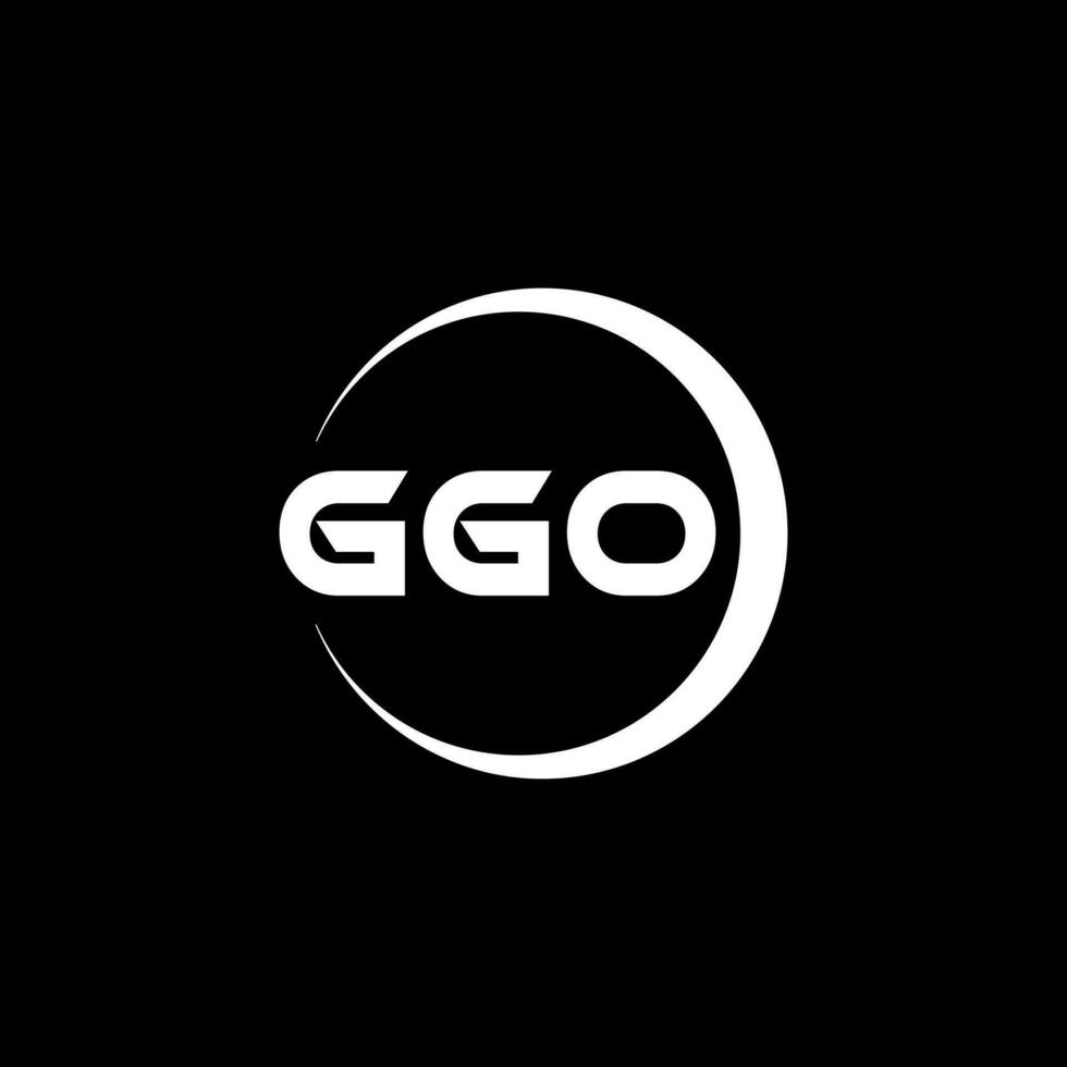GGO Logo Design, Inspiration for a Unique Identity. Modern Elegance and Creative Design. Watermark Your Success with the Striking this Logo. vector