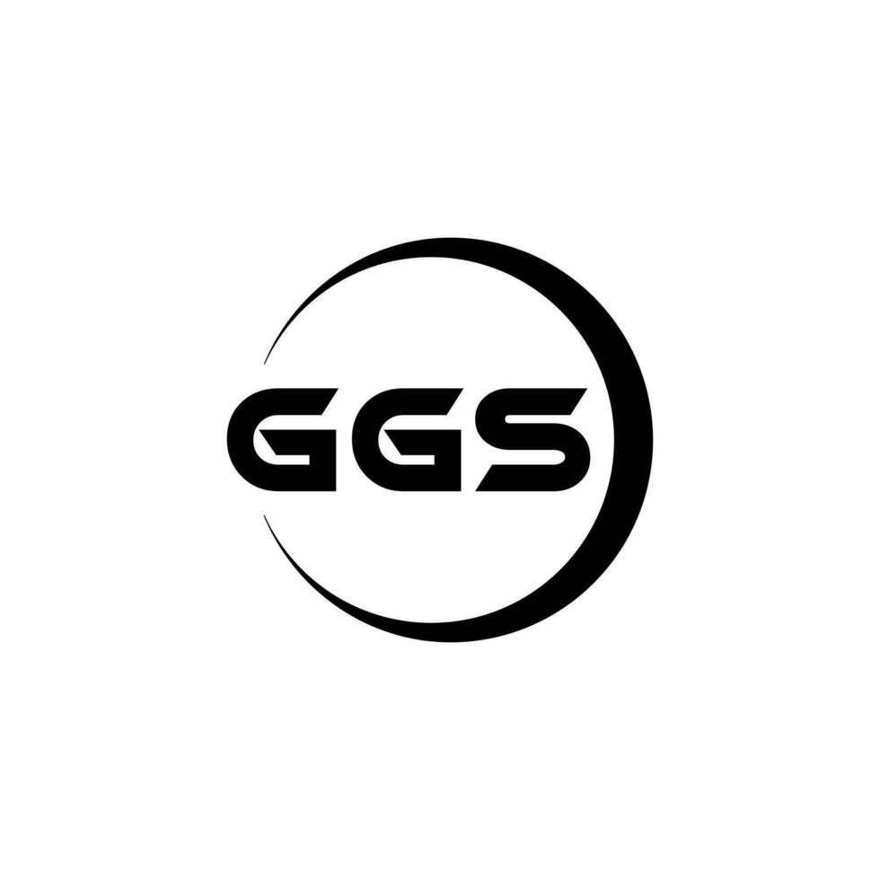 ggs logo diseño, inspiración para un único identidad. moderno elegancia y creativo diseño. filigrana tu éxito con el sorprendentes esta logo. vector