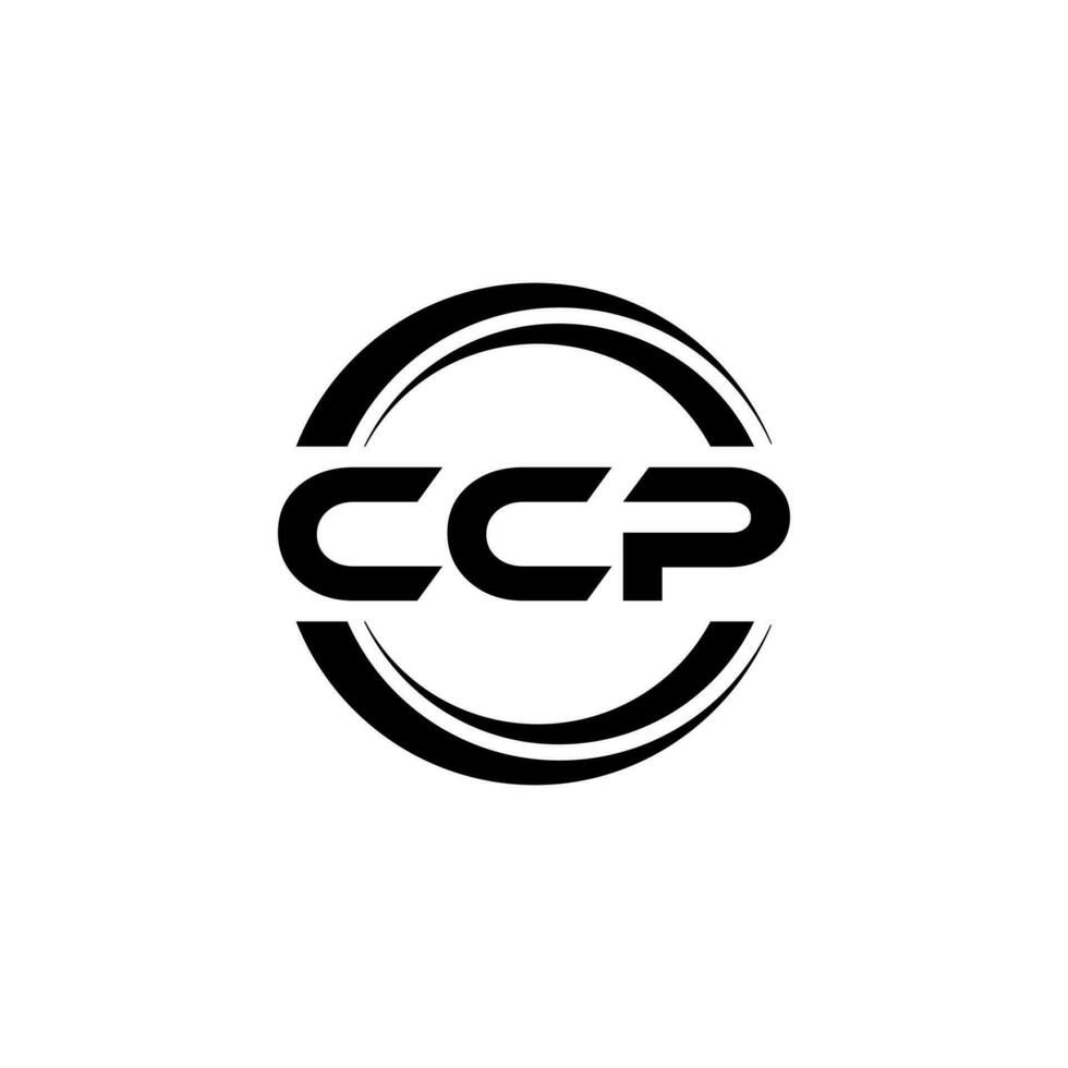 ccp logo diseño, inspiración para un único identidad. moderno elegancia y creativo diseño. filigrana tu éxito con el sorprendentes esta logo. vector