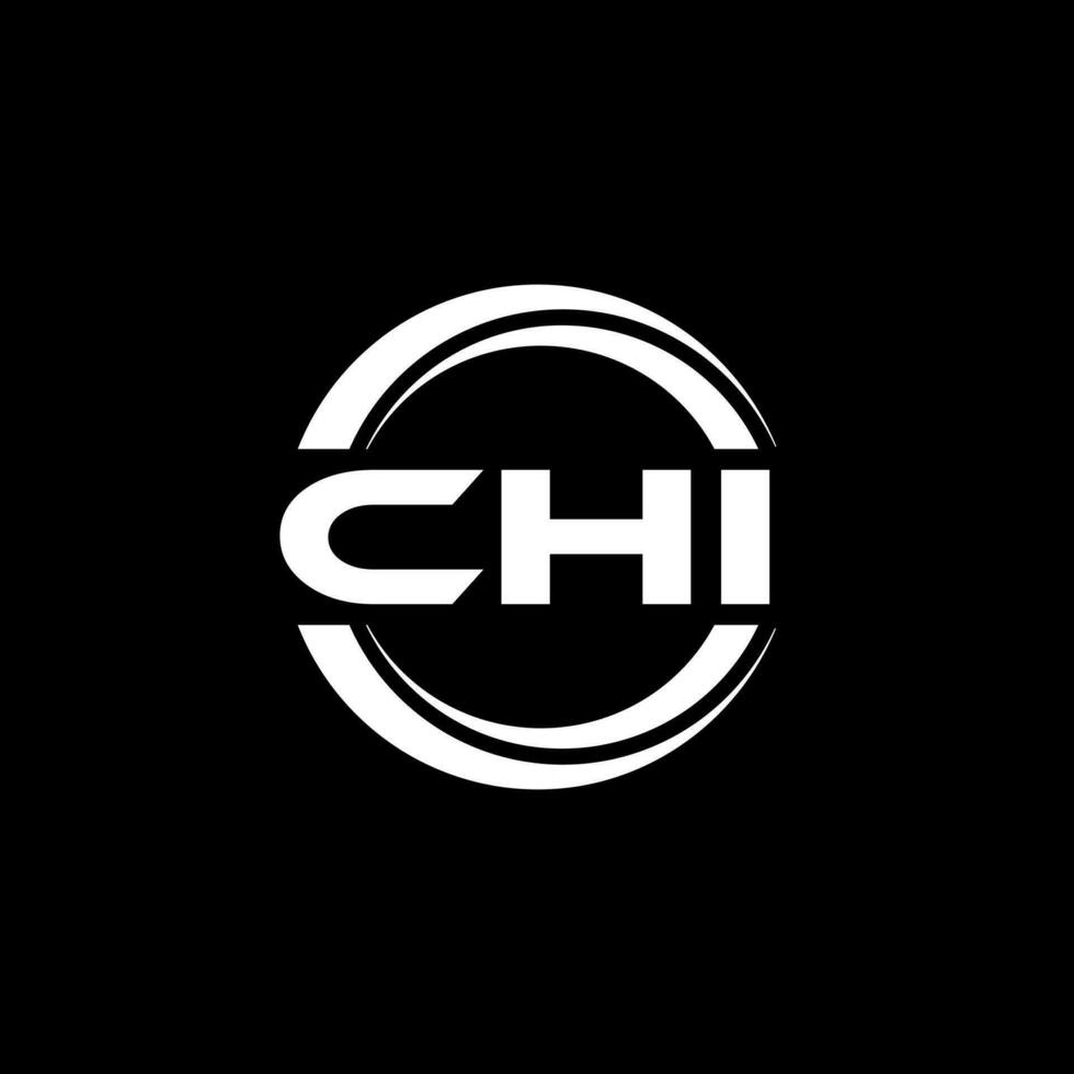 CHI Logo Design, Inspiration for a Unique Identity. Modern Elegance and Creative Design. Watermark Your Success with the Striking this Logo. vector