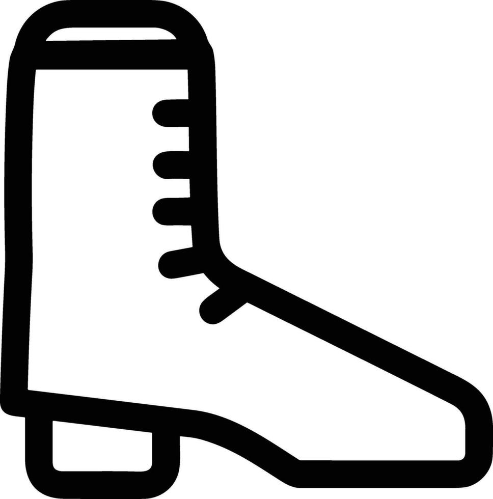 Boots symbol icon vector image. Illustration of the boot footwear shoe design image. EPS 10