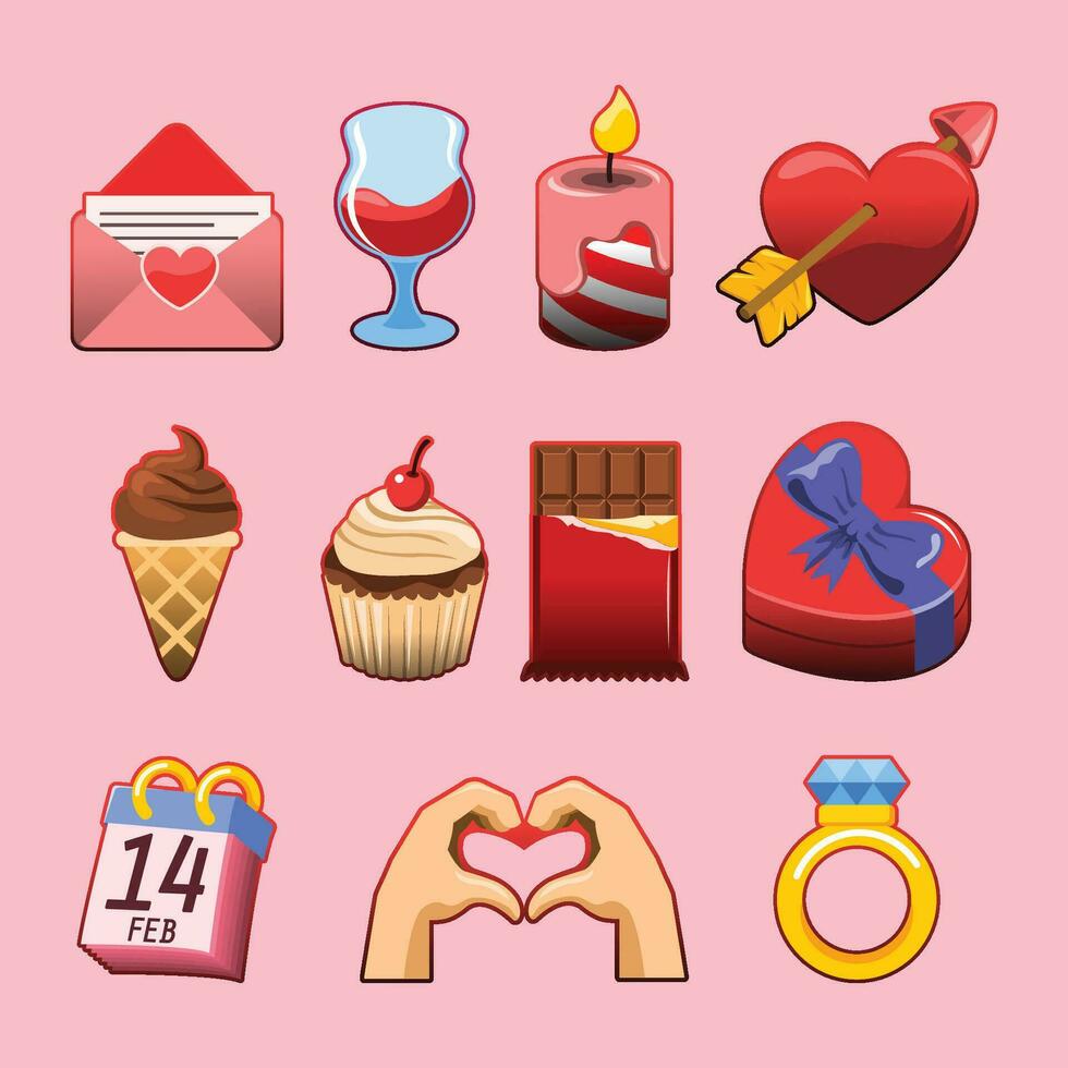Valentine Day Graphic Collection vector