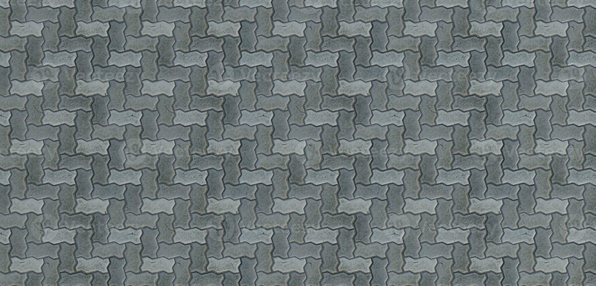 background texture old stone floor stone block old pattern stripe 3d illustration photo