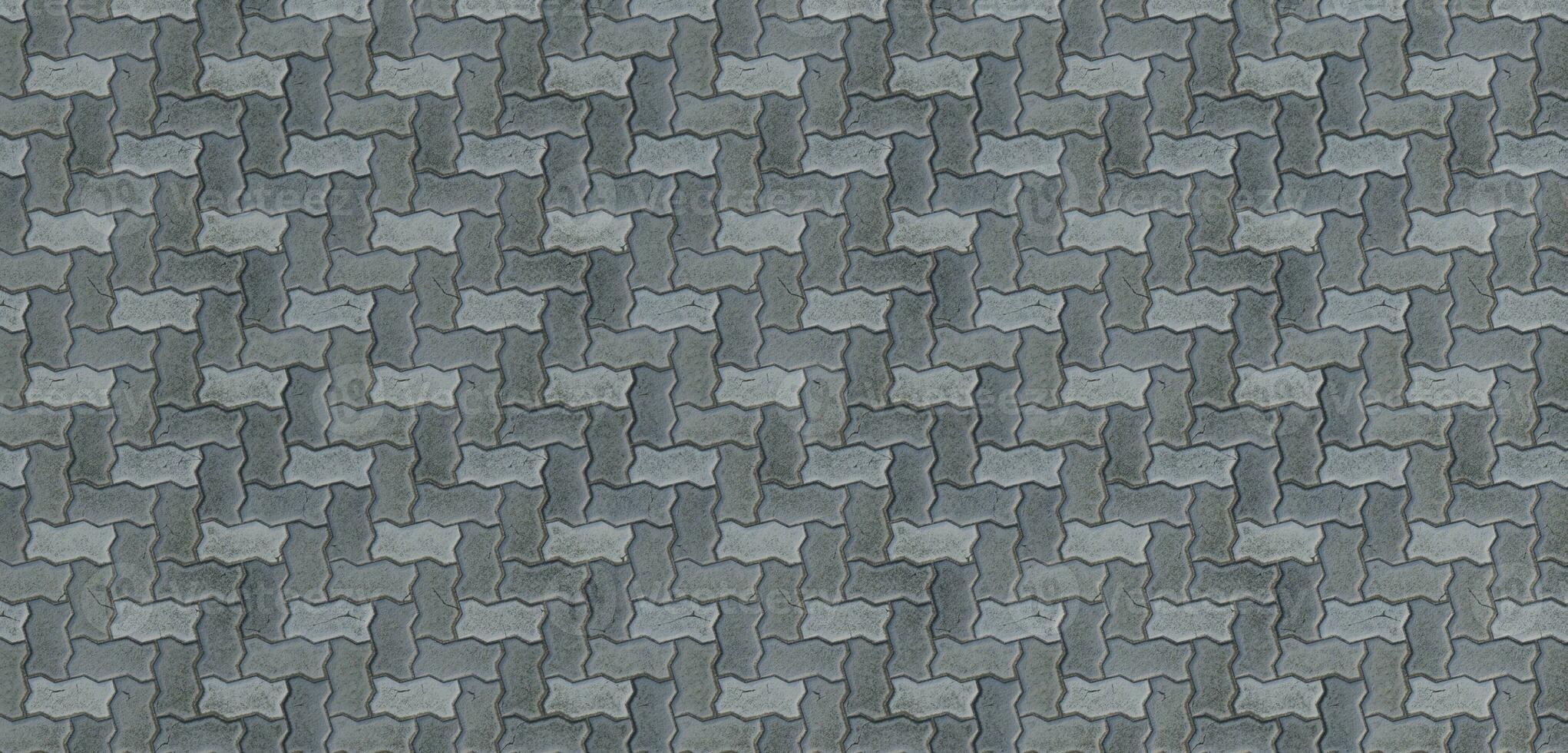 background texture old stone floor stone block old pattern stripe 3d illustration photo