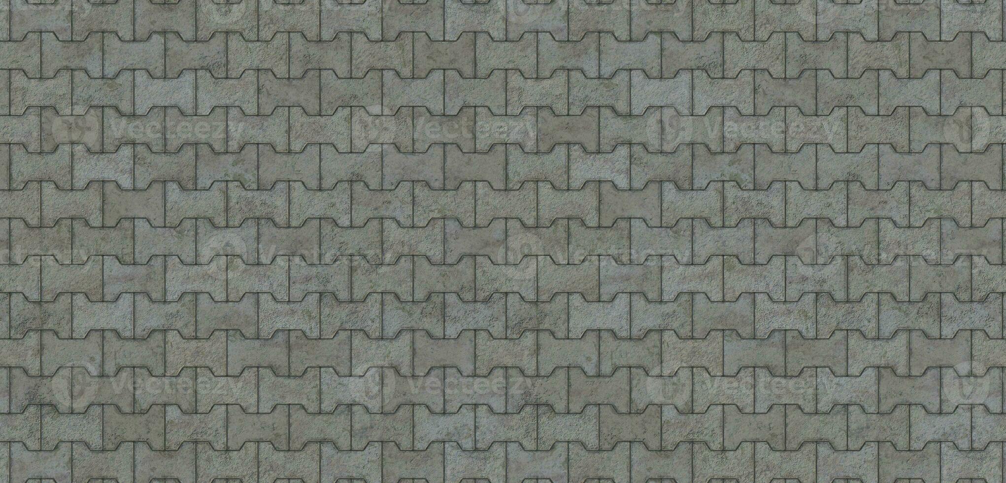 background texture old stone floor stone block old pattern stripe 3d illustration photo