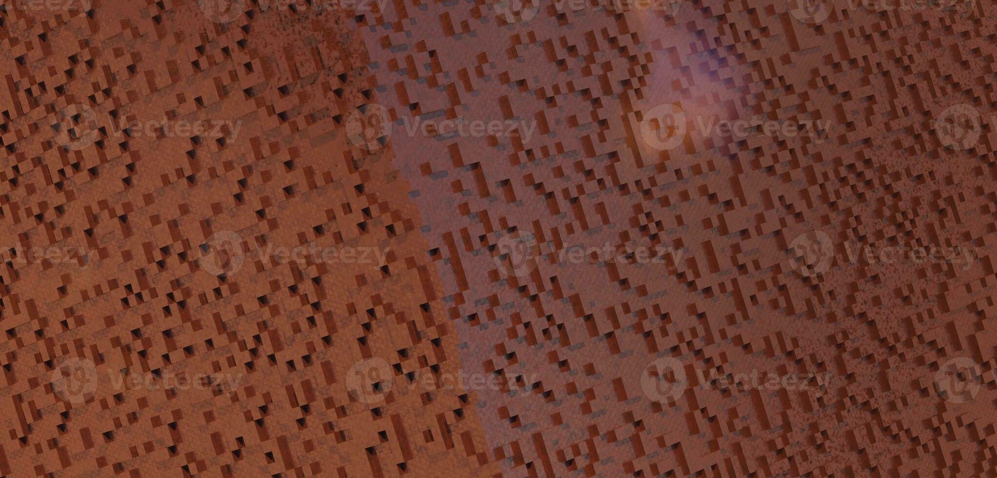 pixel background cube square texture pixel pattern wallpaper dark geometric mosaic abstract block cube 3d illustration photo