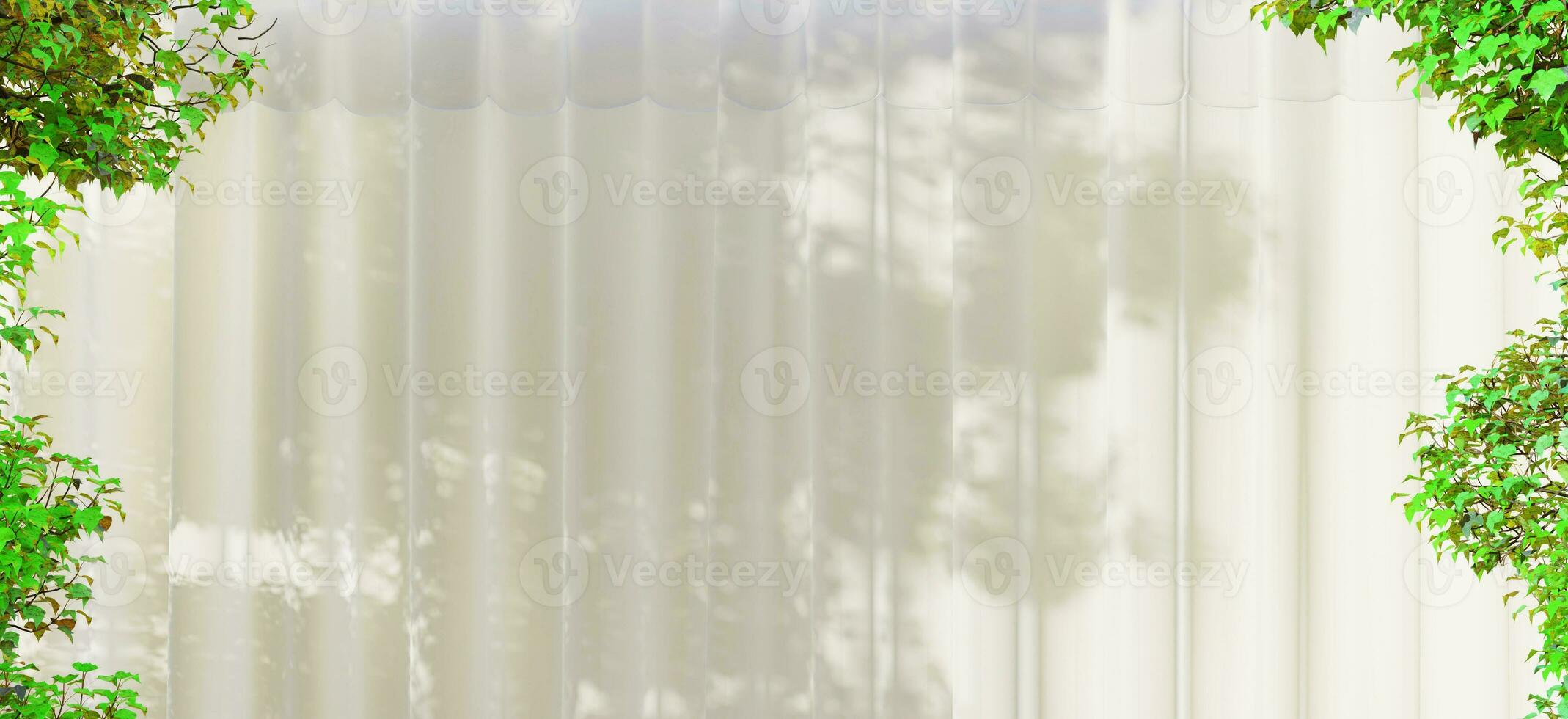 realistic stage curtain scene episode screen tableau partition curtain in theater or cinema Fabric close up on the background 3D illustration photo