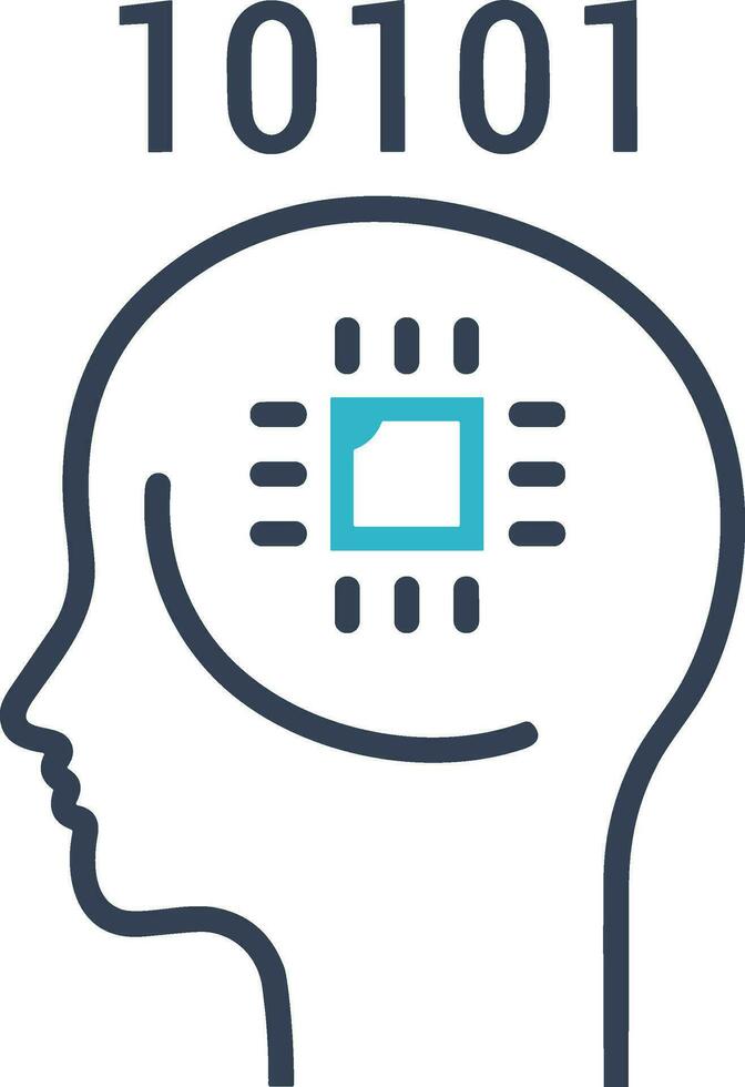 Brain idea symbol icon vector image. Illustration of the creative intelligence think design image. EPS 10