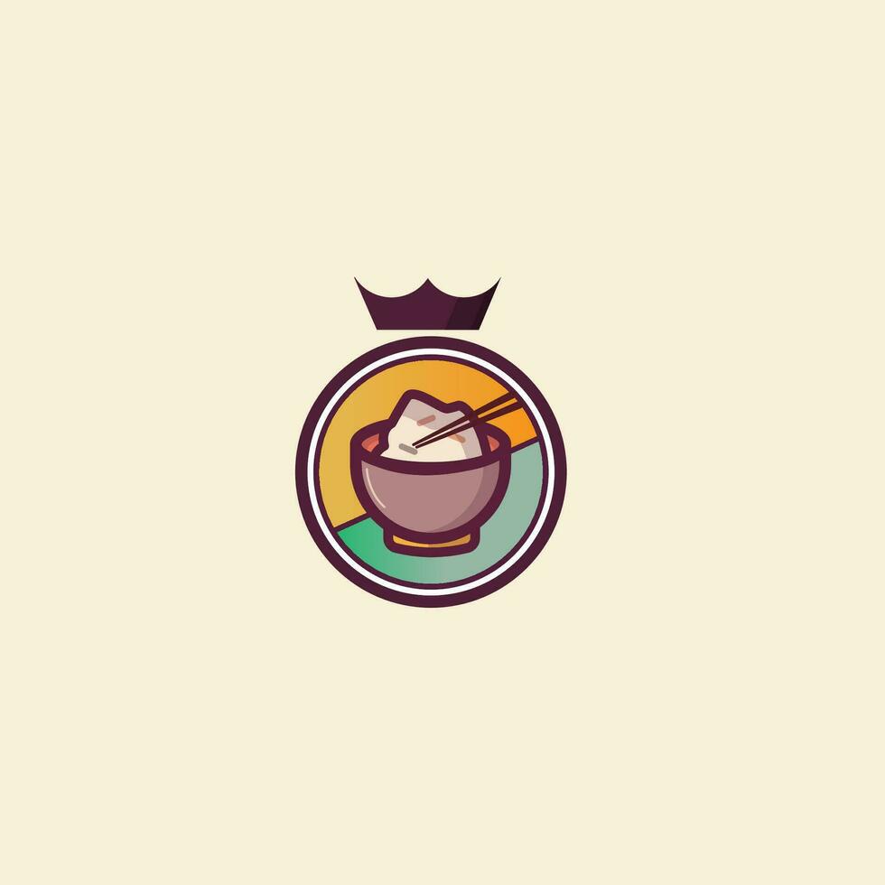 king rice logo vector