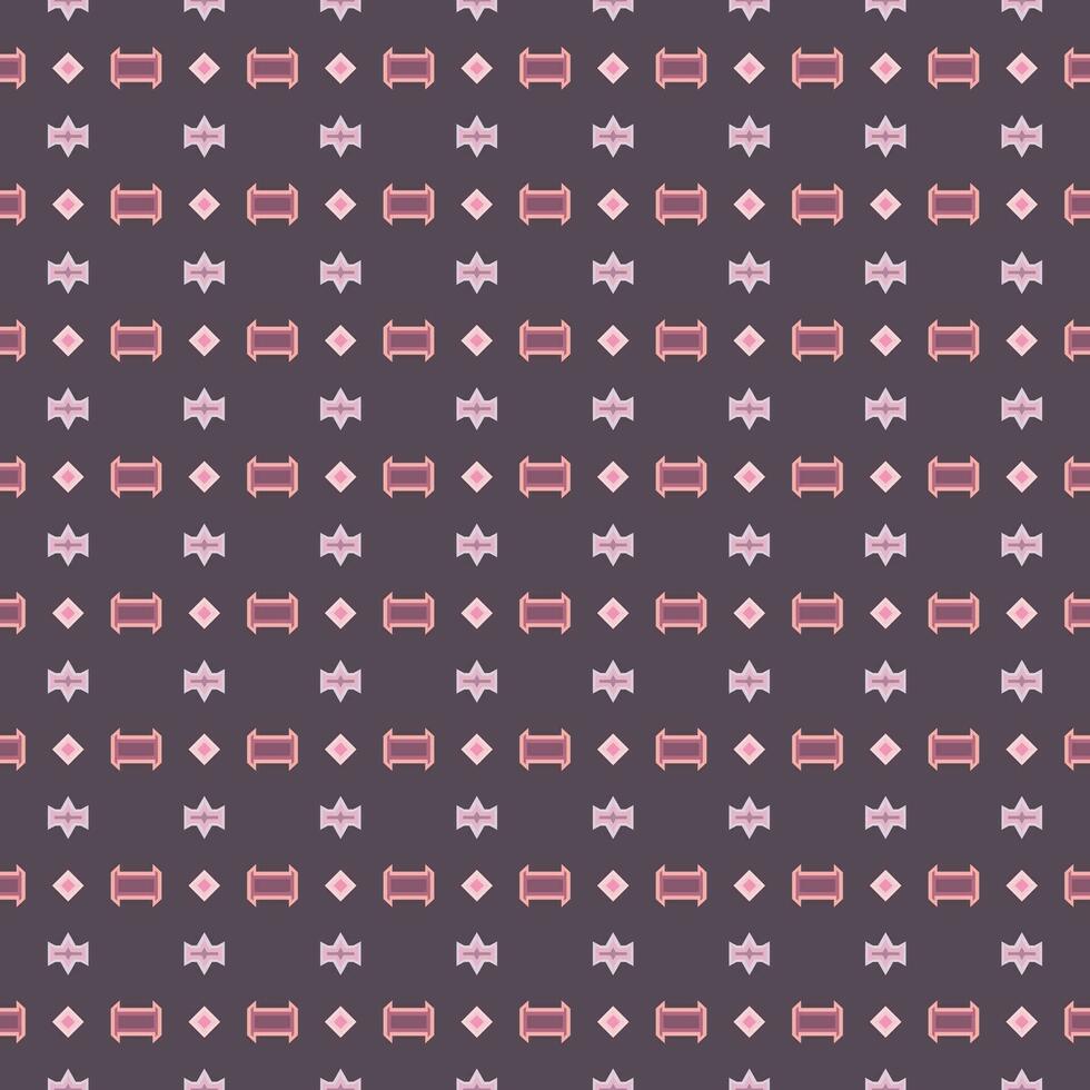 Abstract geometry shape seamless pattern on a background, Vector