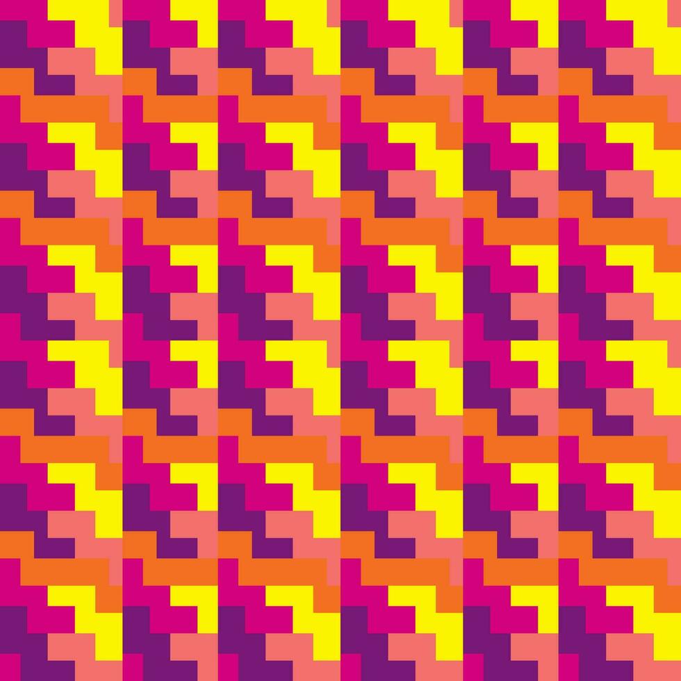 Vector vivid abstract geometrical shape seamless pattern background for fabric, wrapping, wallpaper, textile