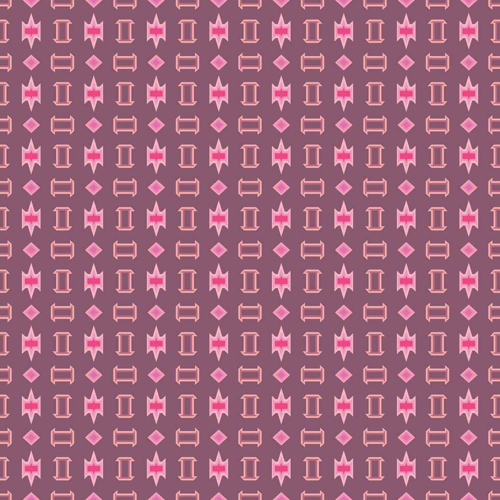 Abstract shape seamless pattern on a background, Vector
