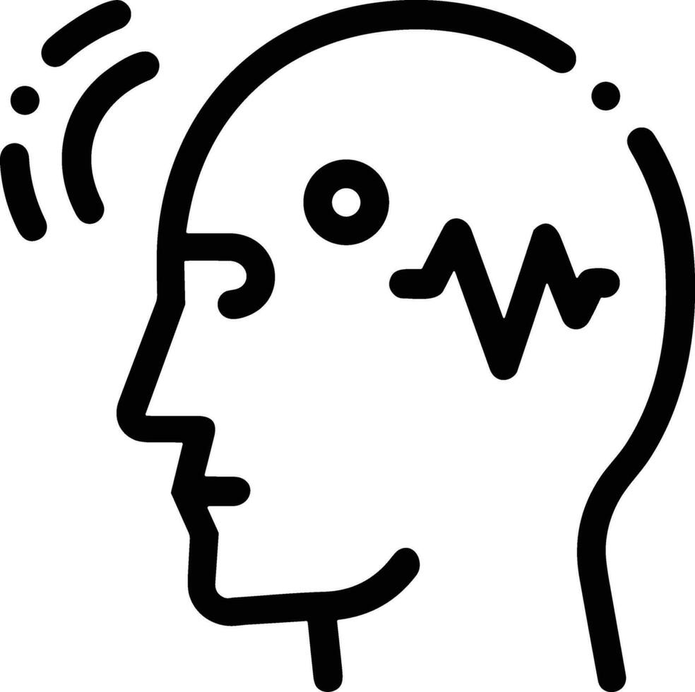 Brain idea symbol icon vector image. Illustration of the creative intelligence think design image. EPS 10