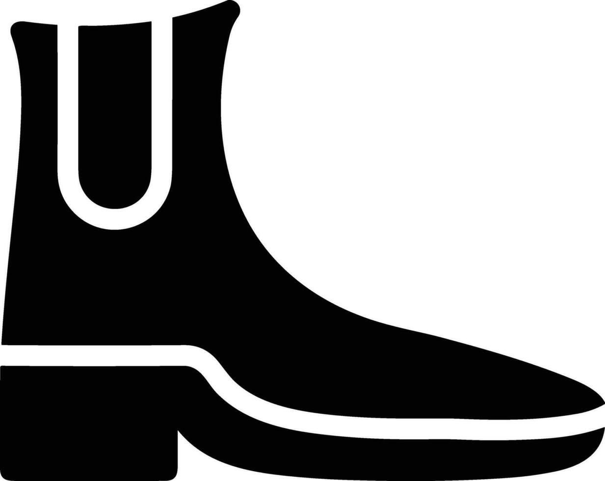 Boots symbol icon vector image. Illustration of the boot footwear shoe design image. EPS 10