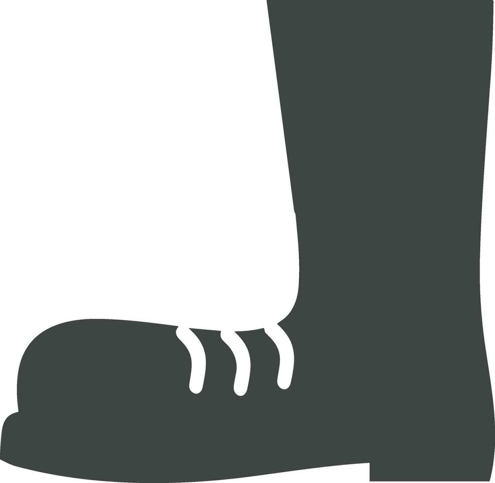 Boots symbol icon vector image. Illustration of the boot footwear shoe design image. EPS 10