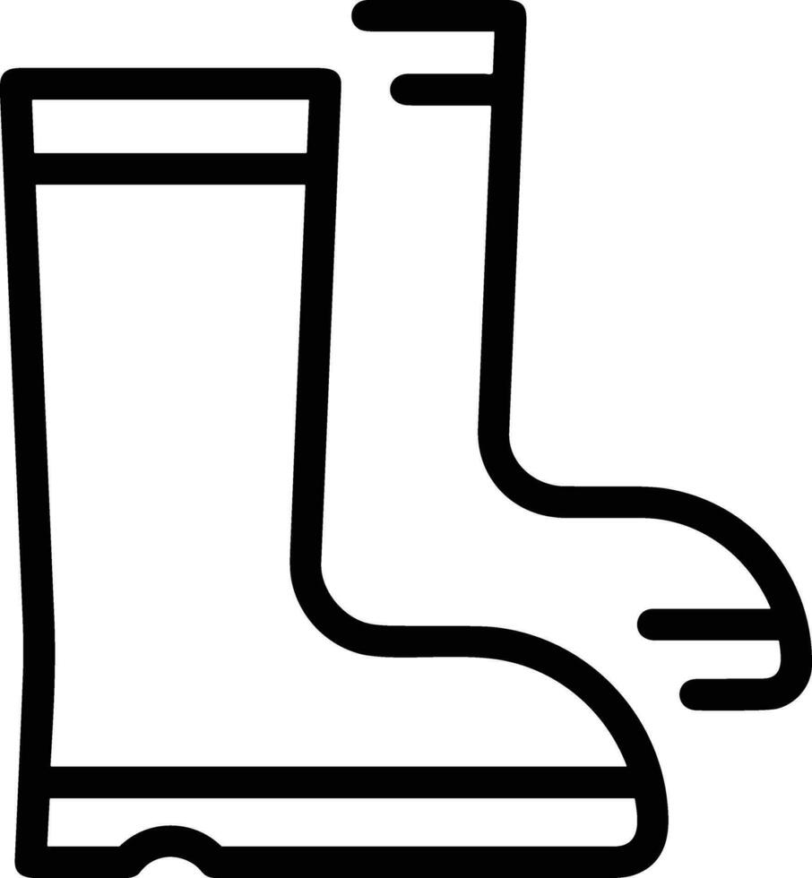 Boots symbol icon vector image. Illustration of the boot footwear shoe design image. EPS 10