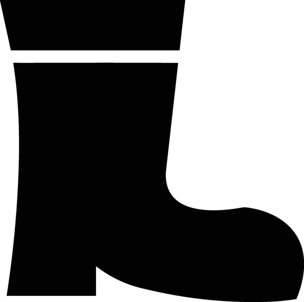 Boots symbol icon vector image. Illustration of the boot footwear shoe design image. EPS 10