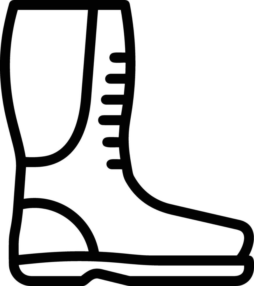 Boots symbol icon vector image. Illustration of the boot footwear shoe design image. EPS 10