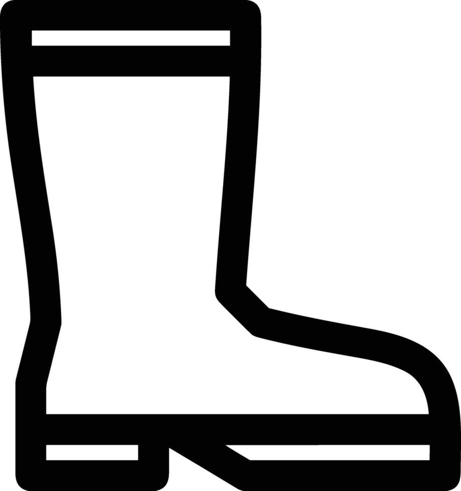 Boots symbol icon vector image. Illustration of the boot footwear shoe design image. EPS 10