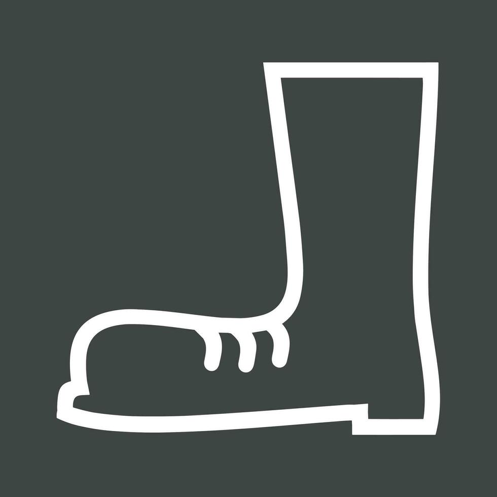 Boots symbol icon vector image. Illustration of the boot footwear shoe design image. EPS 10